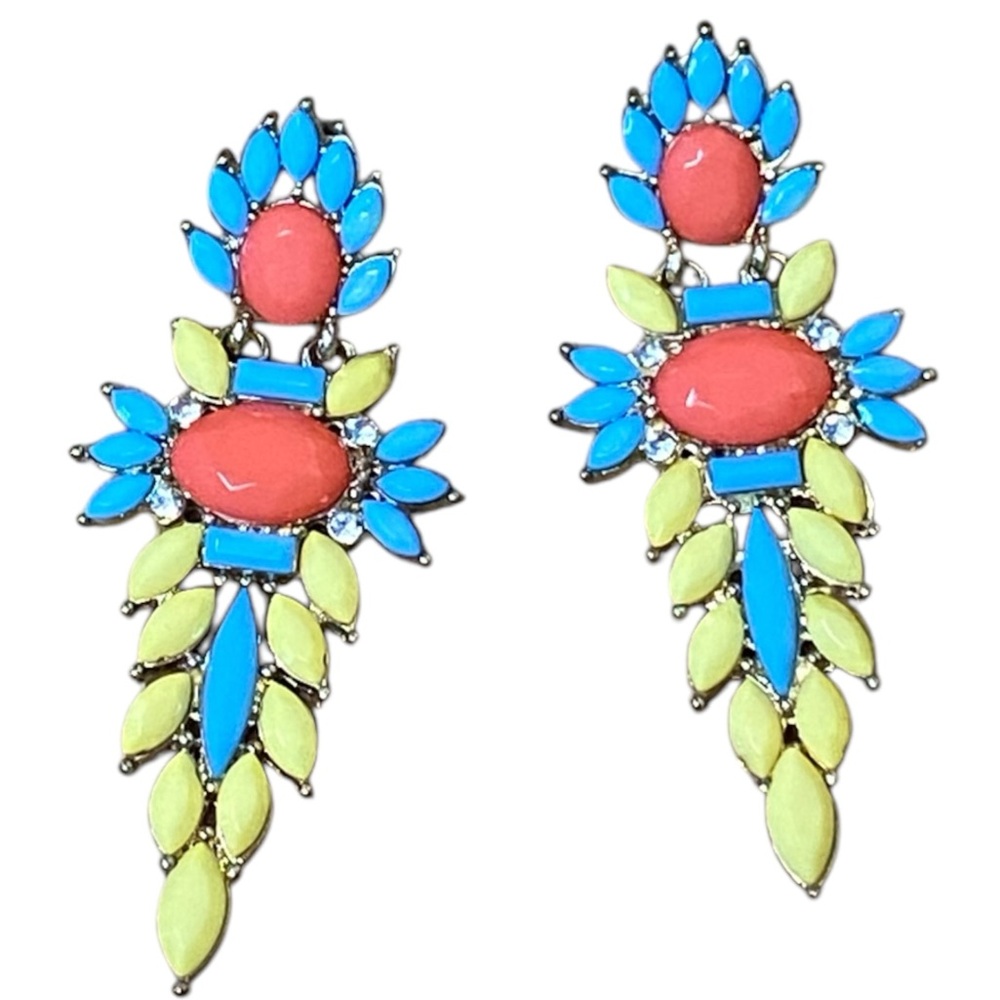 ✨VINTAGE LUX✨ Neiman Marcus Colorful Statement Earrings